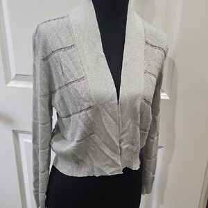 Calvin Klein Metallic Knit Top